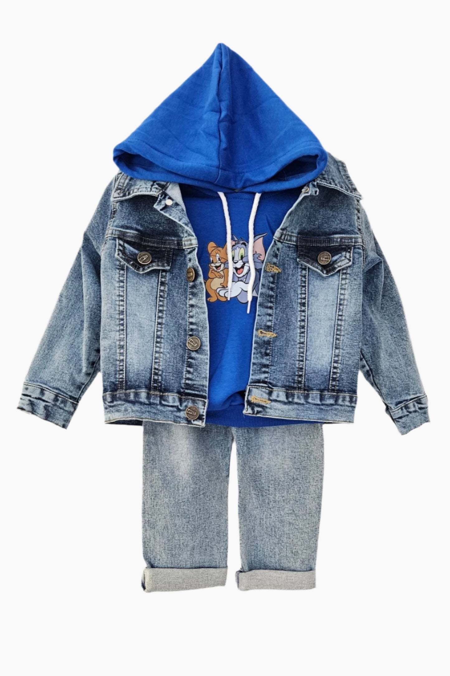 Tom and Jerry Jeans Outfit 3pcs