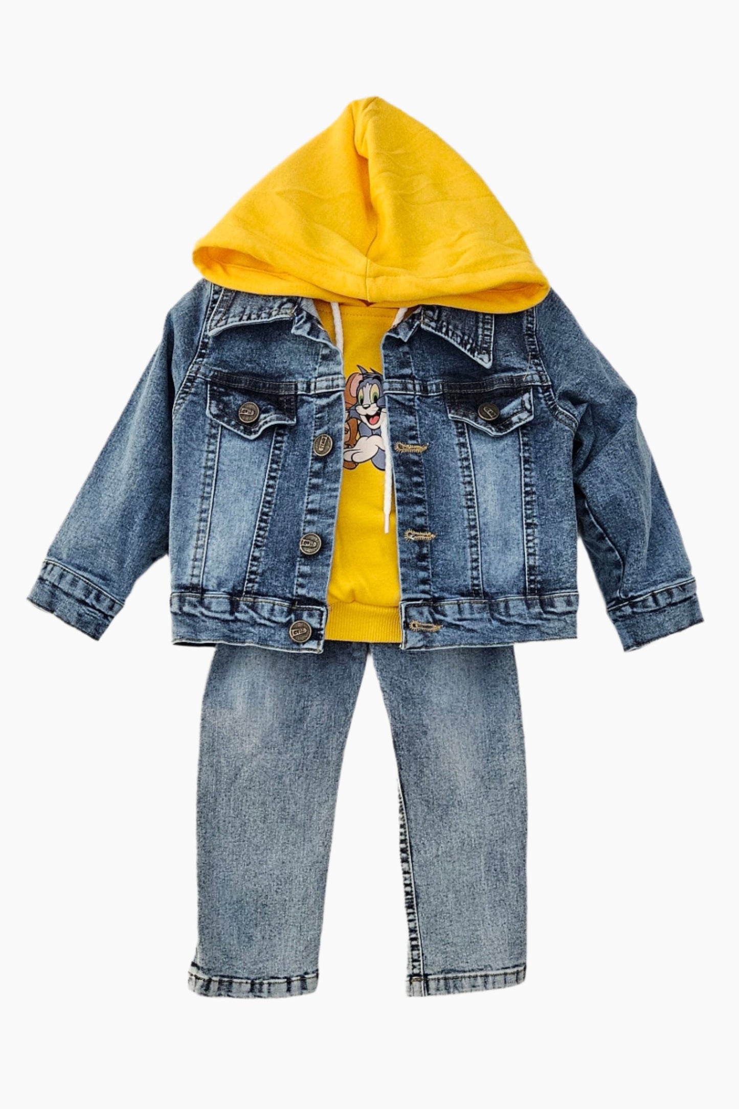 Tom and Jerry Jeans Outfit 3pcs