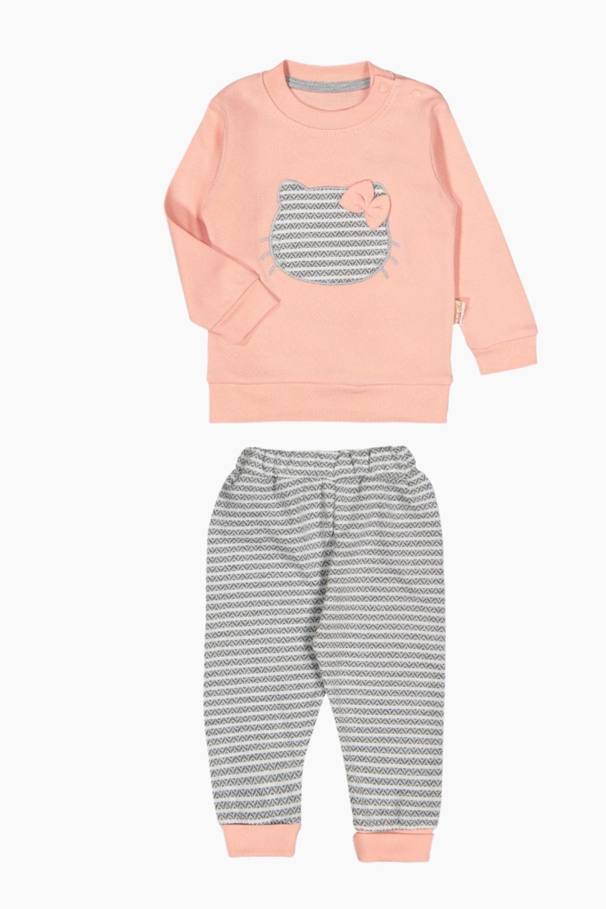 Beyaz Bebek - Kitty Pajama 2pcs