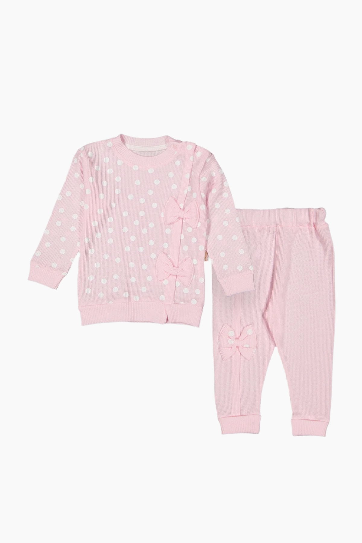 Beyaz Bebek - Riobbon Pajama 2pcs