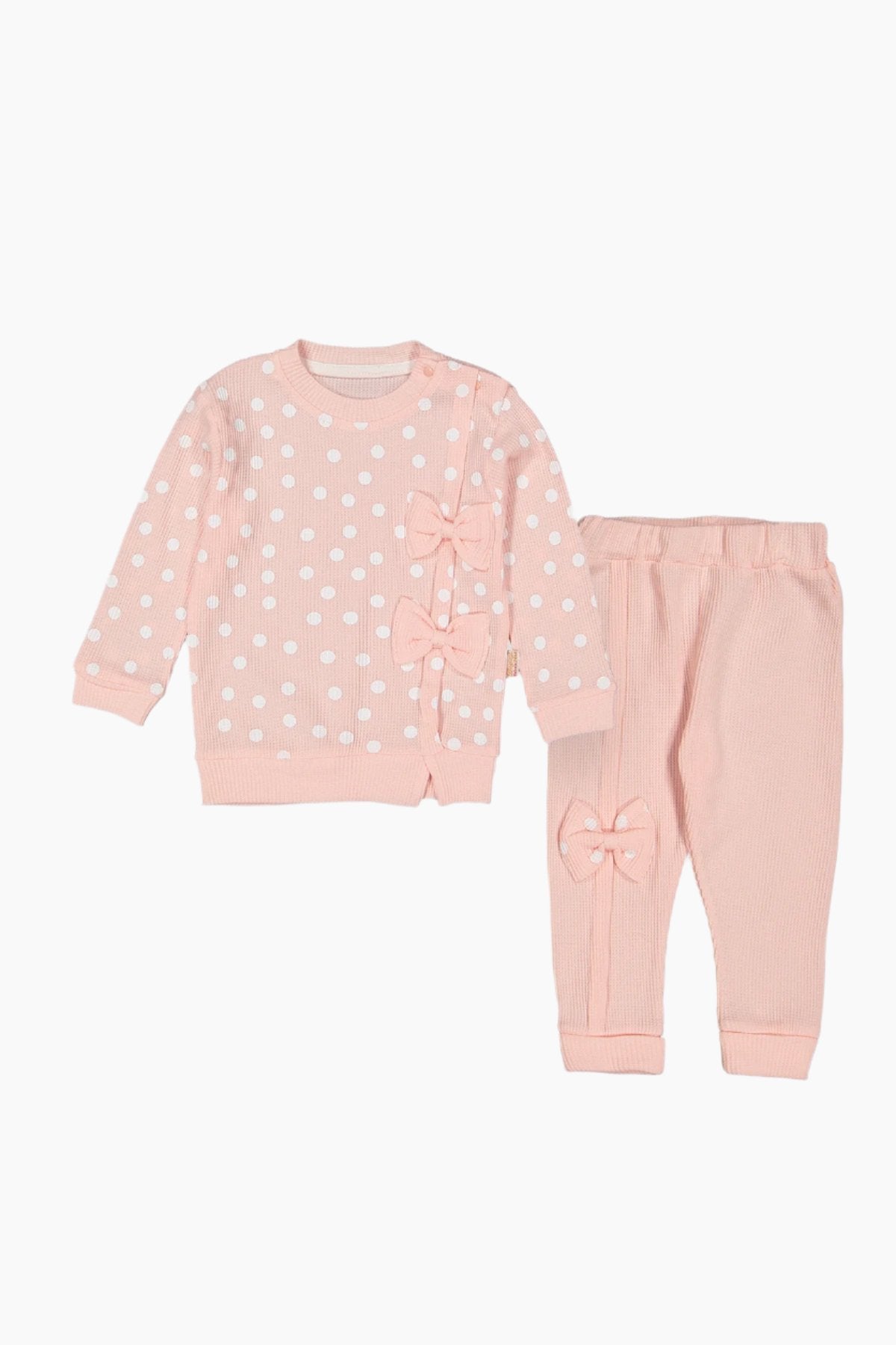 Beyaz Bebek - Riobbon Pajama 2pcs