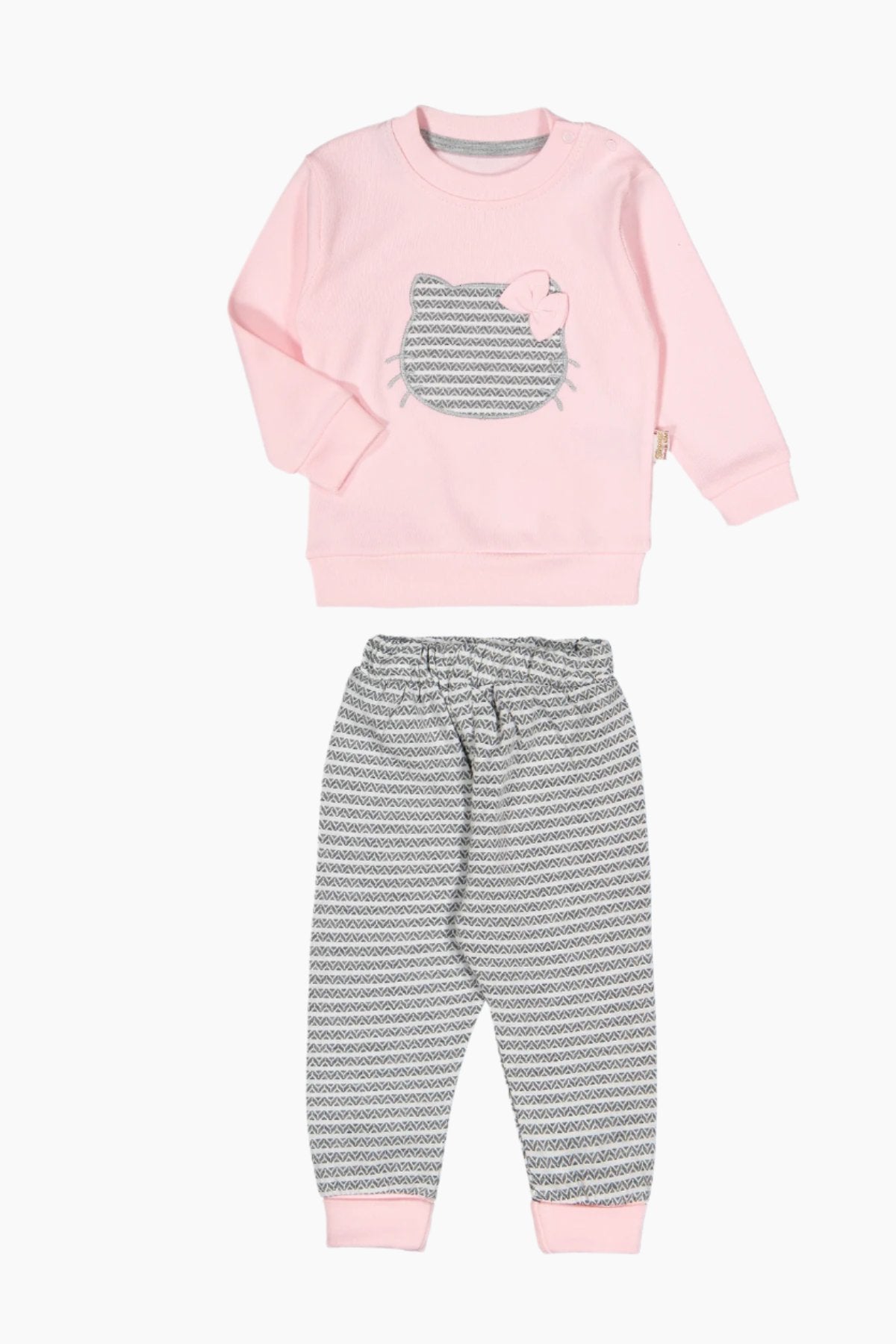 Beyaz Bebek - Kitty Pajama 2pcs