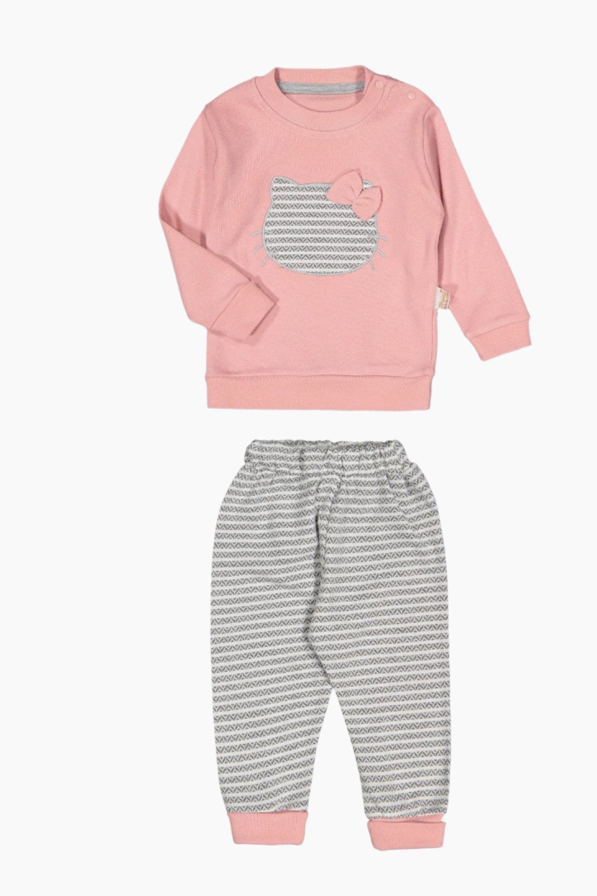 Beyaz Bebek - Kitty Pajama 2pcs