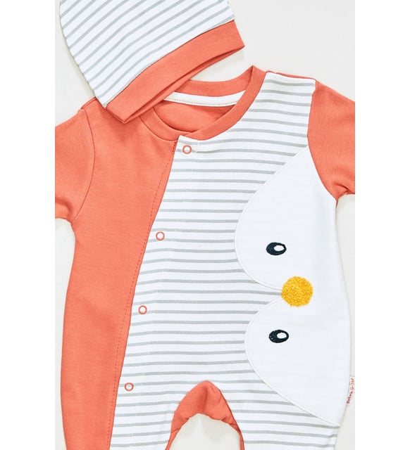 Beyaz Bebek - Penguin Overall