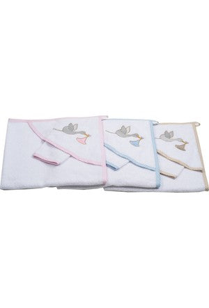 Baby hooded towel 2pcs
