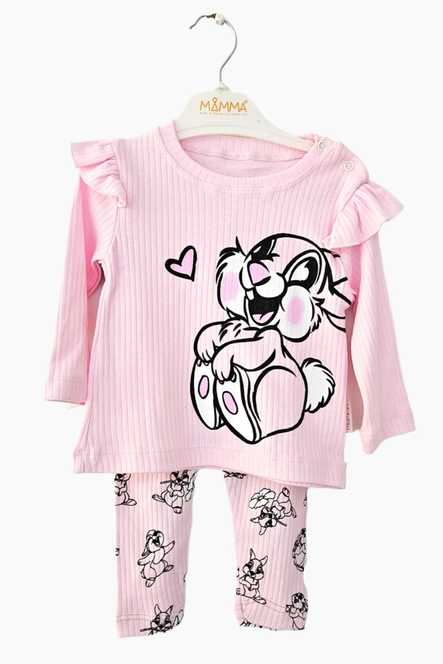 Lovely Rabbit Girl Pajama 2pcs