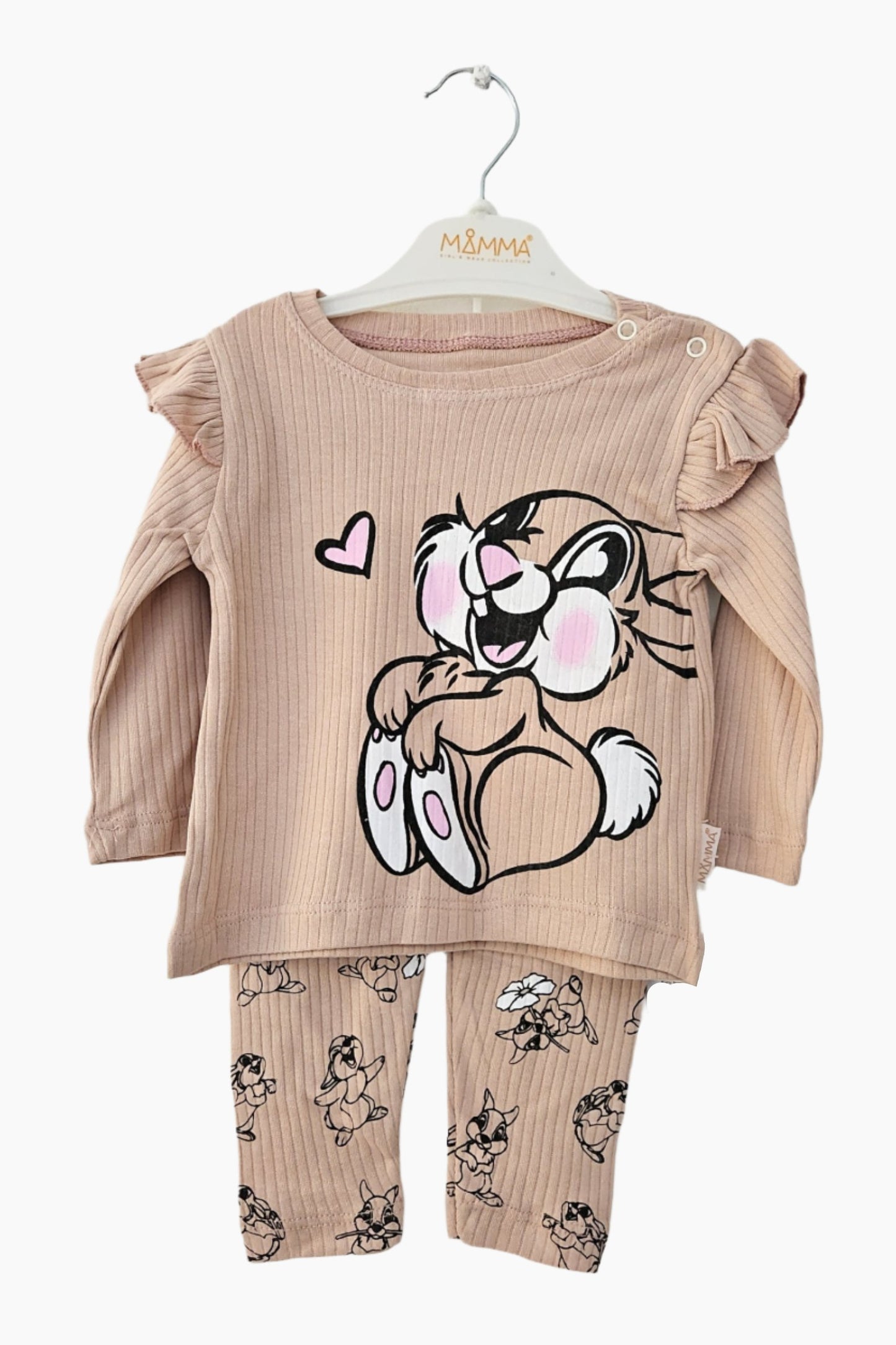 Lovely Rabbit Girl Pajama 2pcs