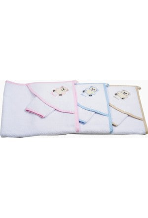 Baby hooded towel 2pcs